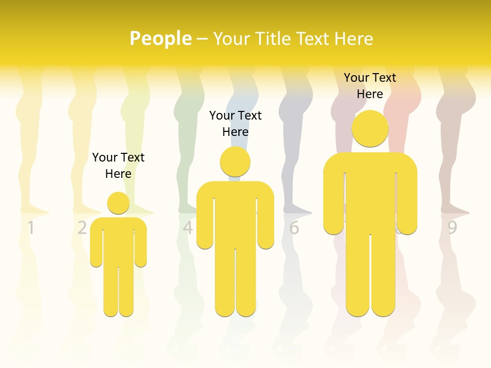 Silhouette Beautiful Figure PowerPoint Template