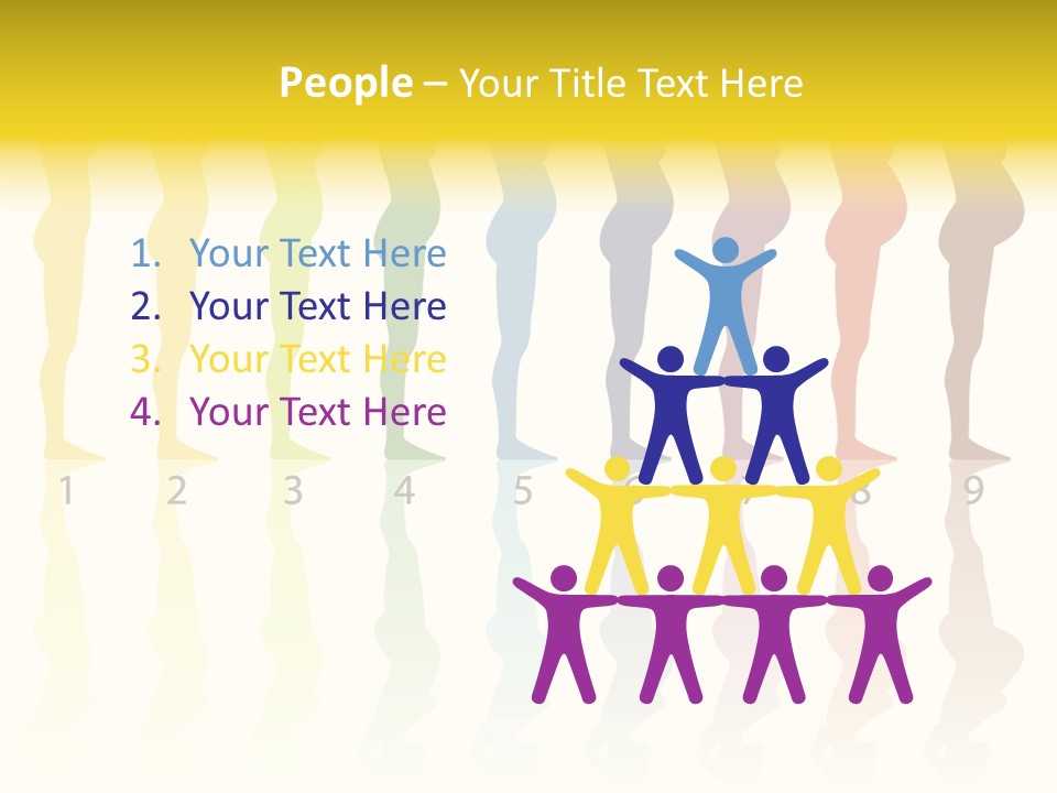 Silhouette Beautiful Figure PowerPoint Template