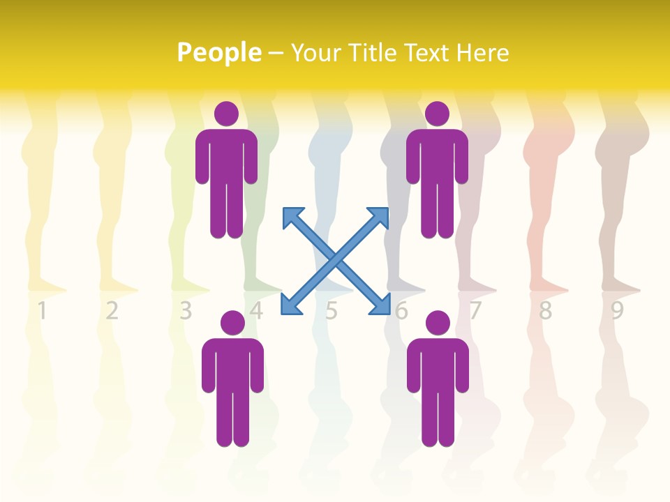 Silhouette Beautiful Figure PowerPoint Template