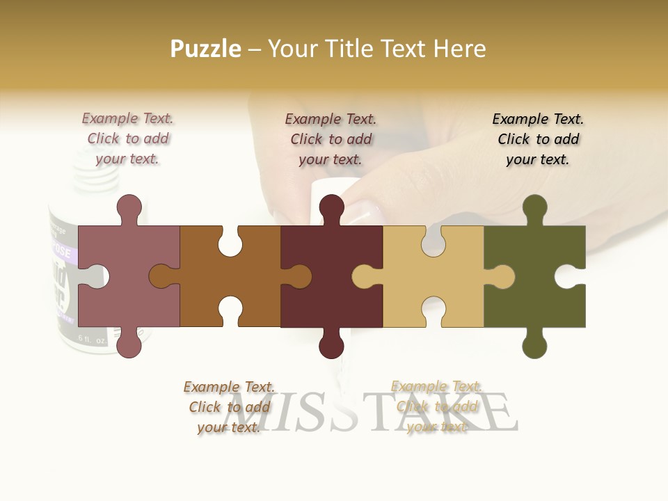 Flaw Misunderstanding Blunder PowerPoint Template