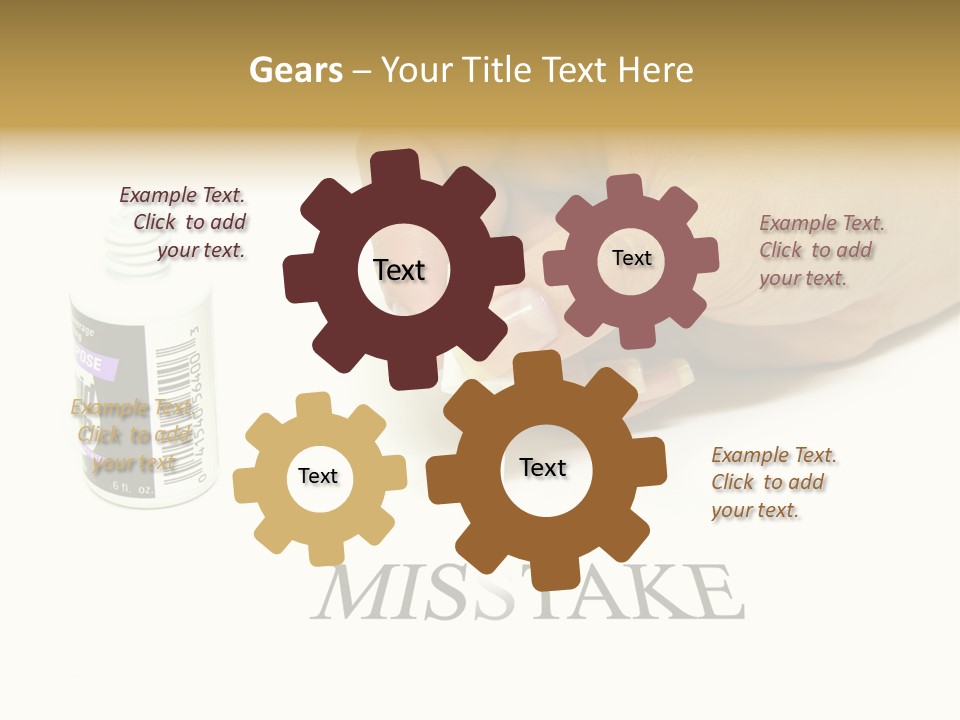 Flaw Misunderstanding Blunder PowerPoint Template