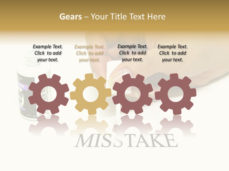 Flaw Misunderstanding Blunder PowerPoint Template