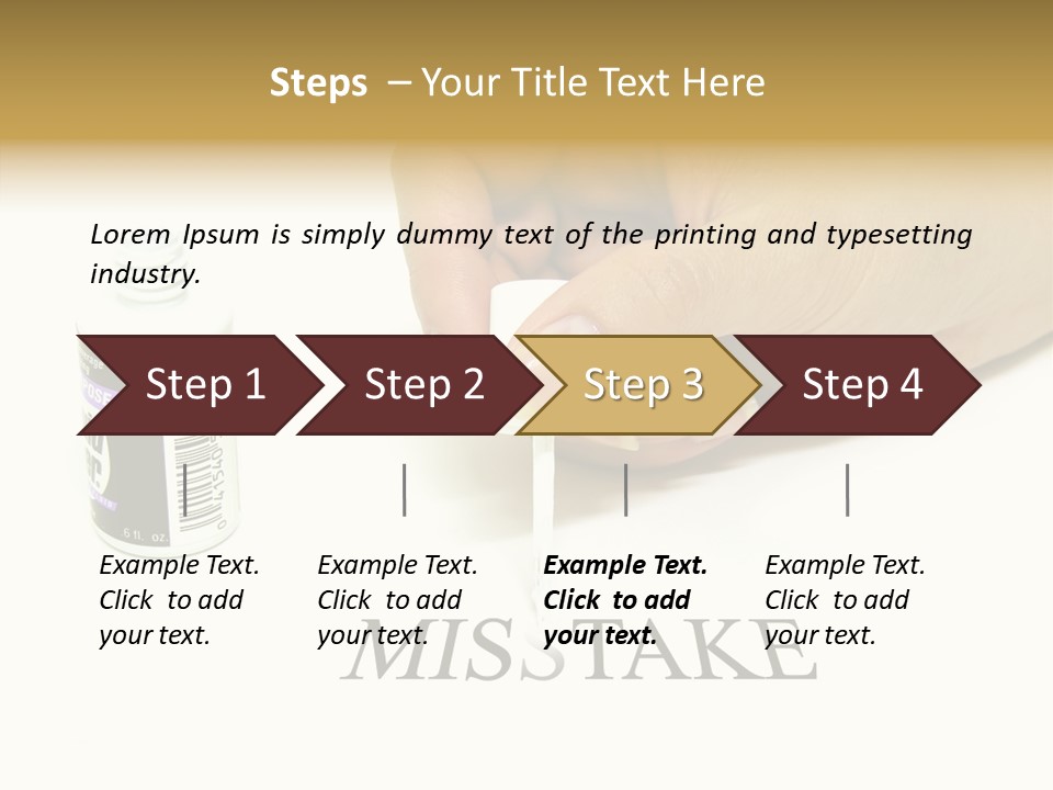 Flaw Misunderstanding Blunder PowerPoint Template