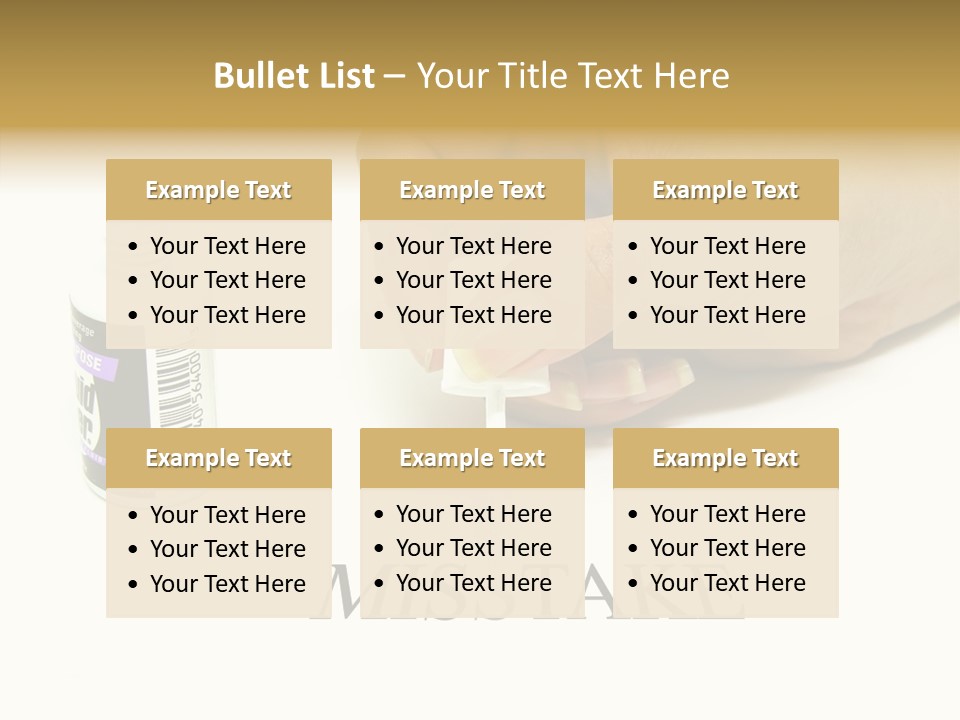 Flaw Misunderstanding Blunder PowerPoint Template