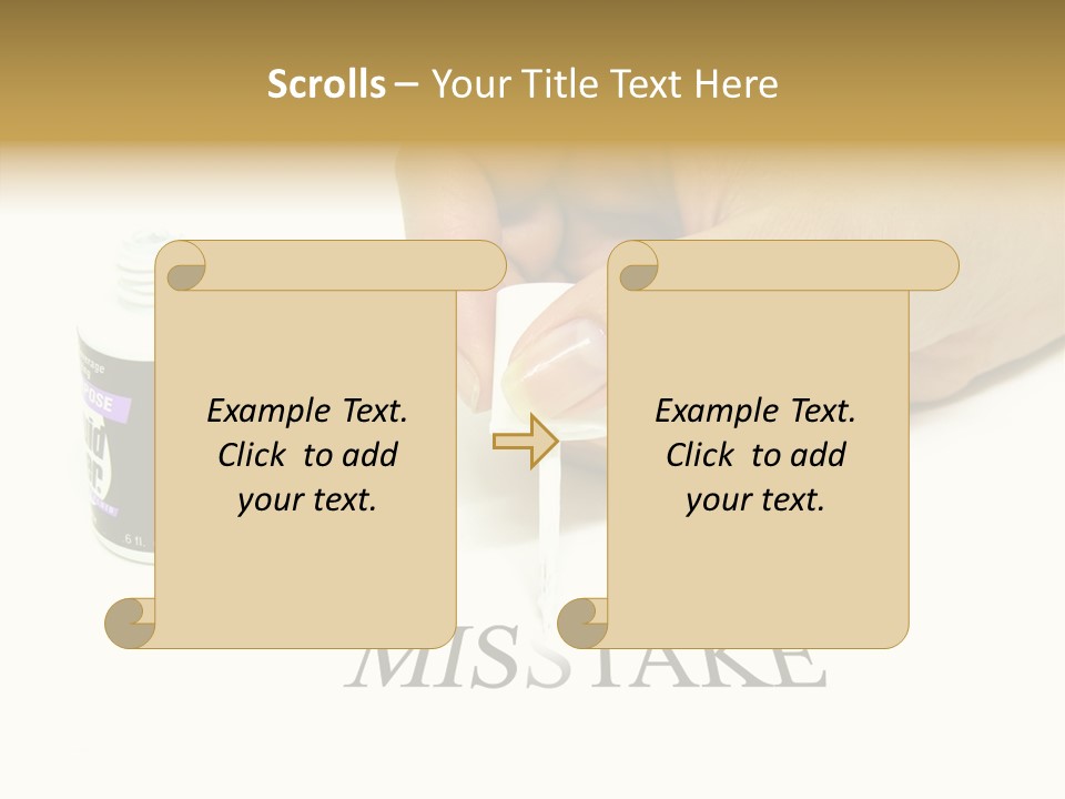Flaw Misunderstanding Blunder PowerPoint Template