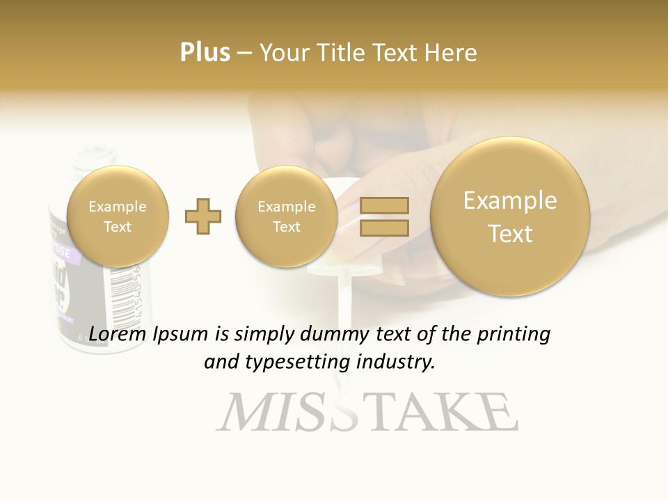 Flaw Misunderstanding Blunder PowerPoint Template