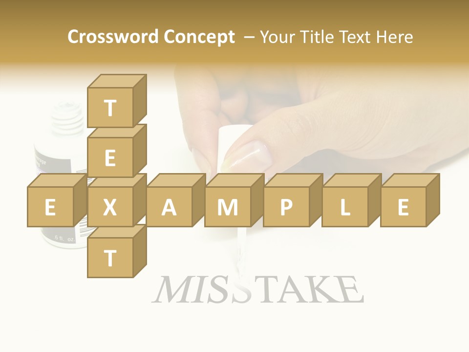 Flaw Misunderstanding Blunder PowerPoint Template