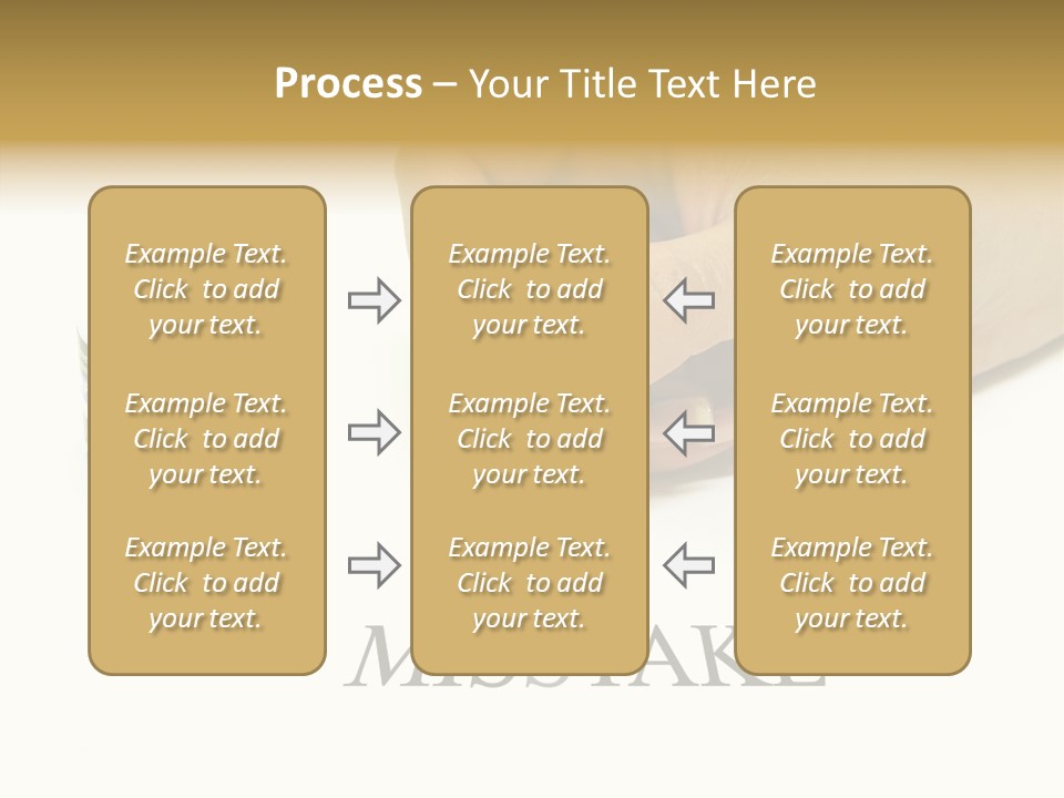 Flaw Misunderstanding Blunder PowerPoint Template