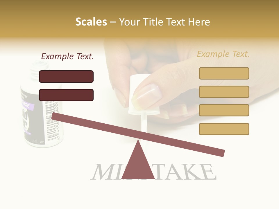 Flaw Misunderstanding Blunder PowerPoint Template