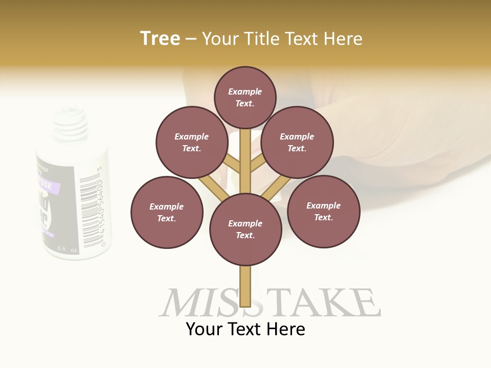 Flaw Misunderstanding Blunder PowerPoint Template