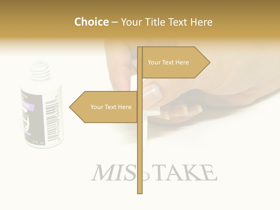 Flaw Misunderstanding Blunder PowerPoint Template