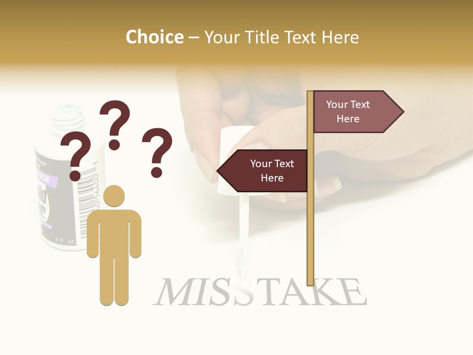 Flaw Misunderstanding Blunder PowerPoint Template