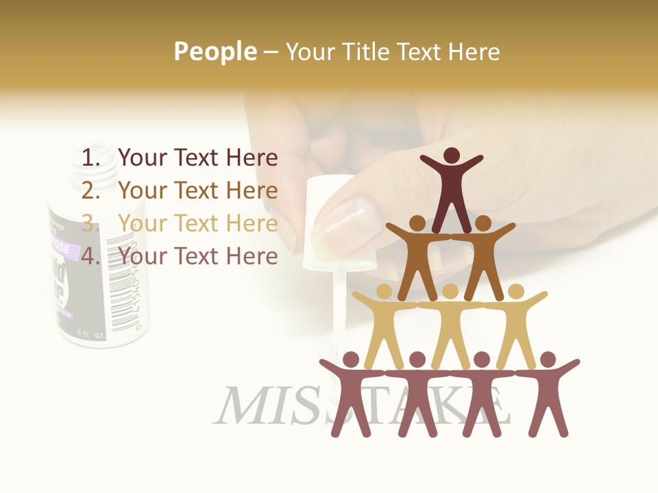 Flaw Misunderstanding Blunder PowerPoint Template