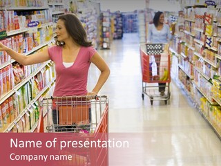 Consumer Food Spending PowerPoint Template