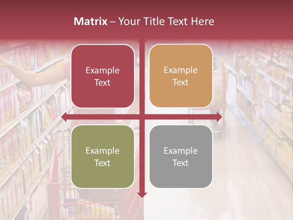 Consumer Food Spending PowerPoint Template