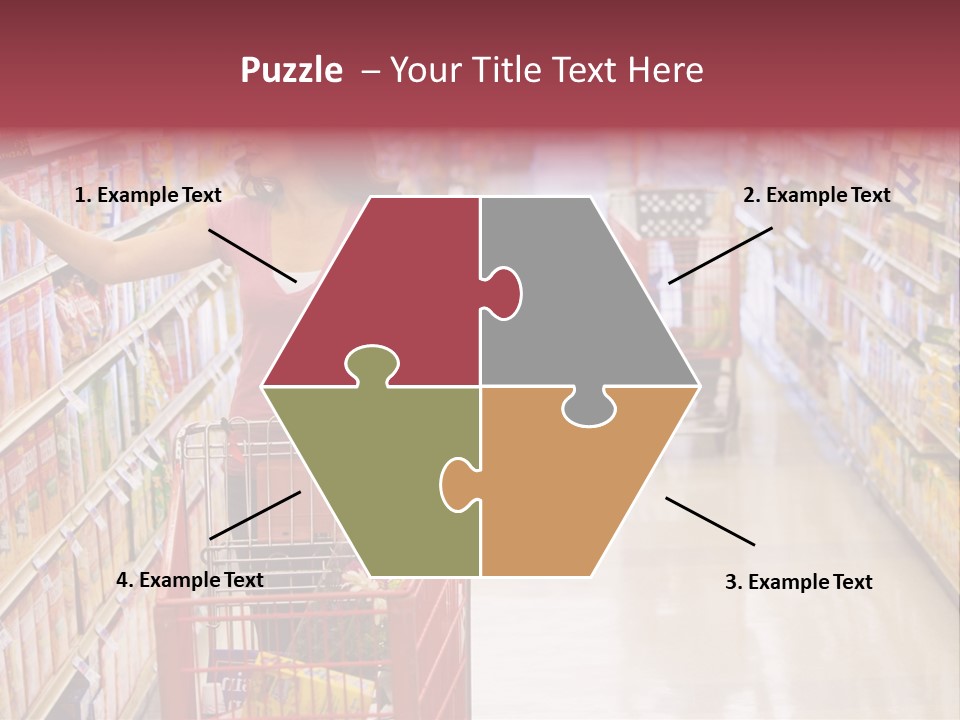 Consumer Food Spending PowerPoint Template