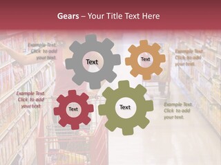 Consumer Food Spending PowerPoint Template