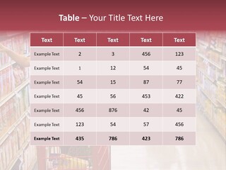 Consumer Food Spending PowerPoint Template