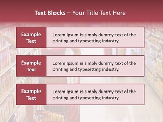 Consumer Food Spending PowerPoint Template
