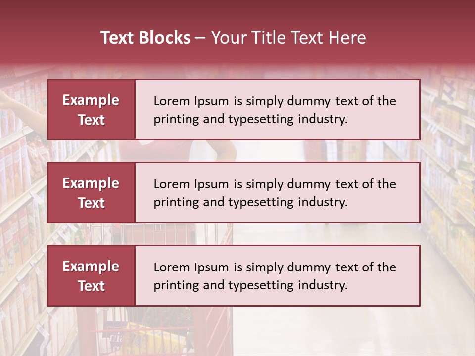 Consumer Food Spending PowerPoint Template