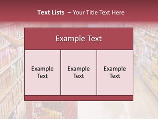 Consumer Food Spending PowerPoint Template