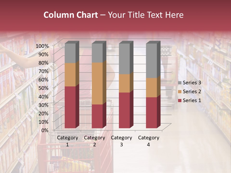 Consumer Food Spending PowerPoint Template