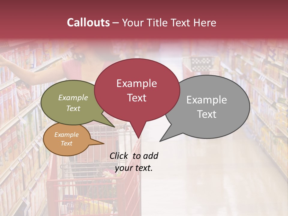 Consumer Food Spending PowerPoint Template