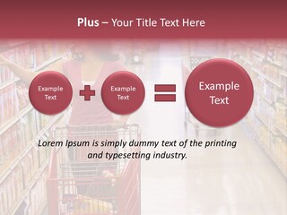 Consumer Food Spending PowerPoint Template