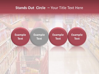 Consumer Food Spending PowerPoint Template