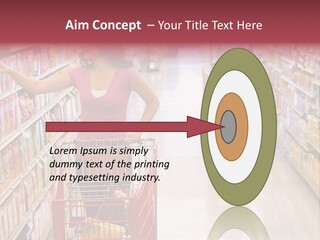 Consumer Food Spending PowerPoint Template