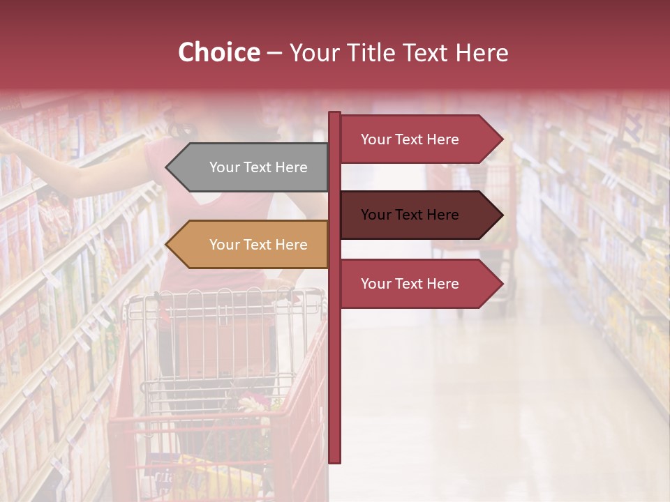 Consumer Food Spending PowerPoint Template