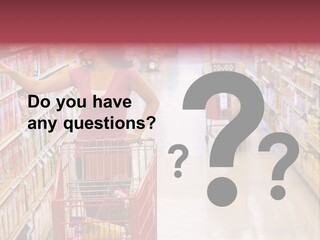 Consumer Food Spending PowerPoint Template