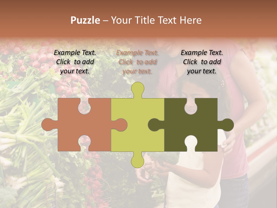 Horizontal Customer Section PowerPoint Template