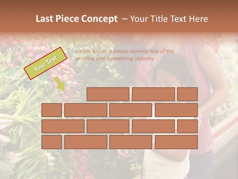 Horizontal Customer Section PowerPoint Template