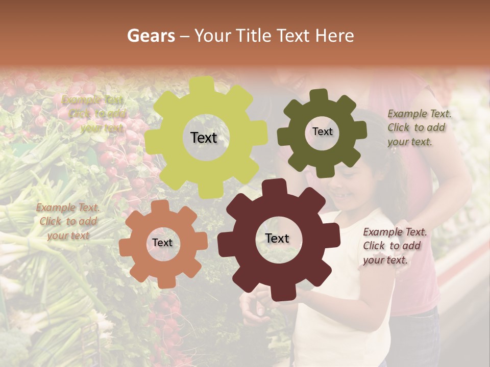 Horizontal Customer Section PowerPoint Template