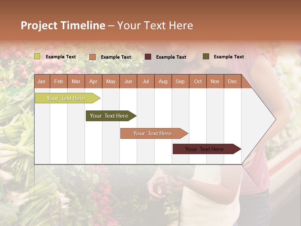 Horizontal Customer Section PowerPoint Template