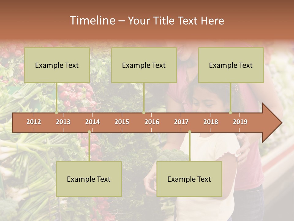 Horizontal Customer Section PowerPoint Template