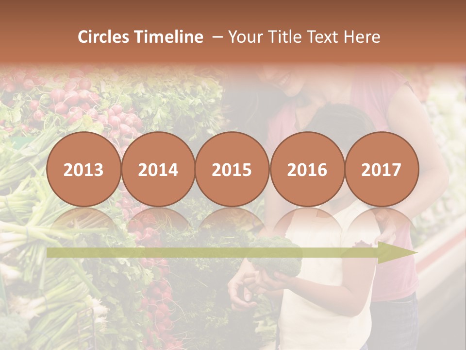Horizontal Customer Section PowerPoint Template