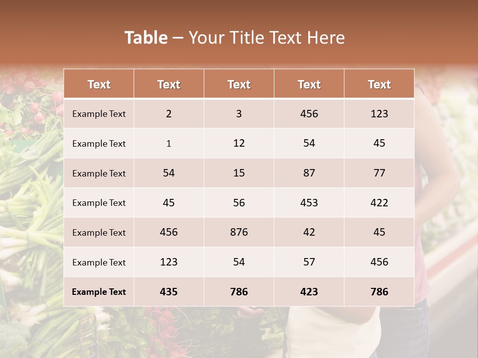 Horizontal Customer Section PowerPoint Template
