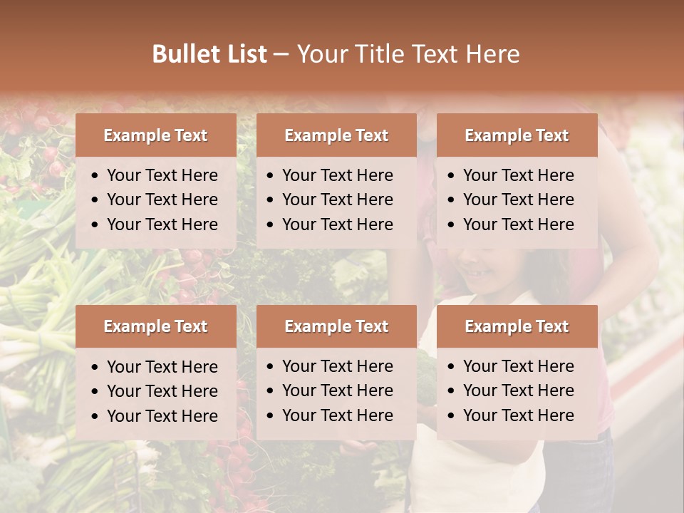 Horizontal Customer Section PowerPoint Template
