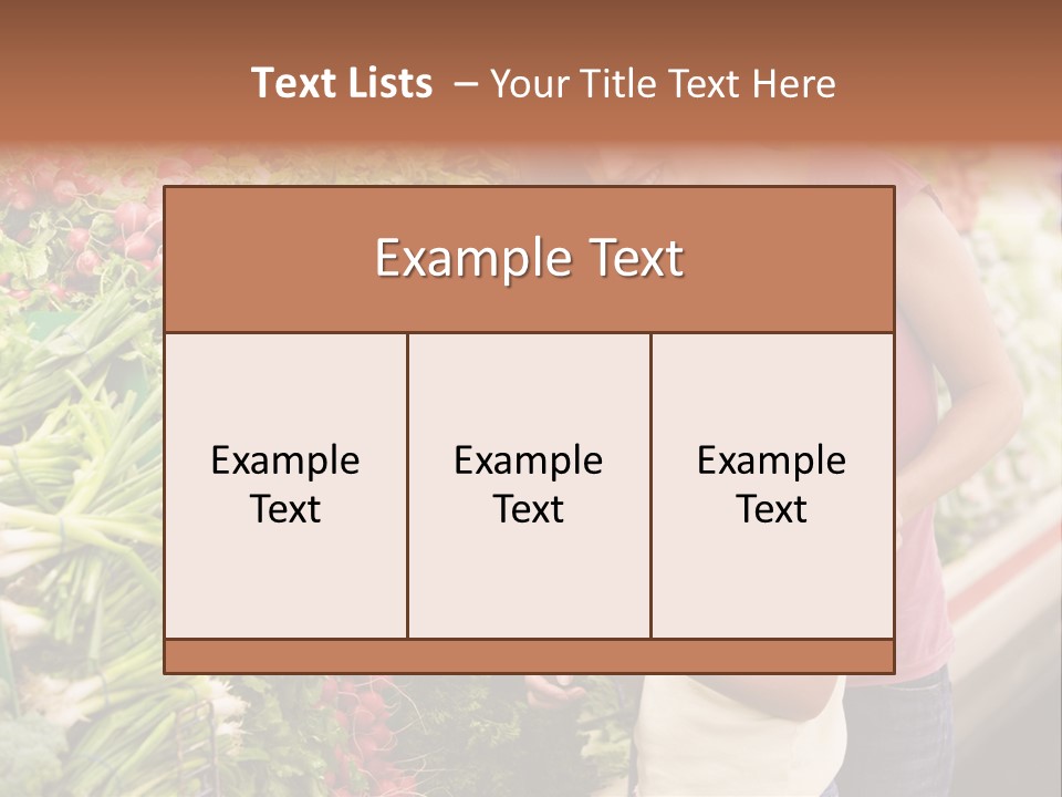 Horizontal Customer Section PowerPoint Template