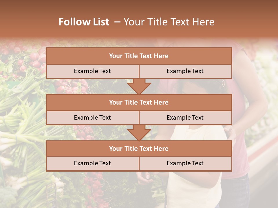 Horizontal Customer Section PowerPoint Template