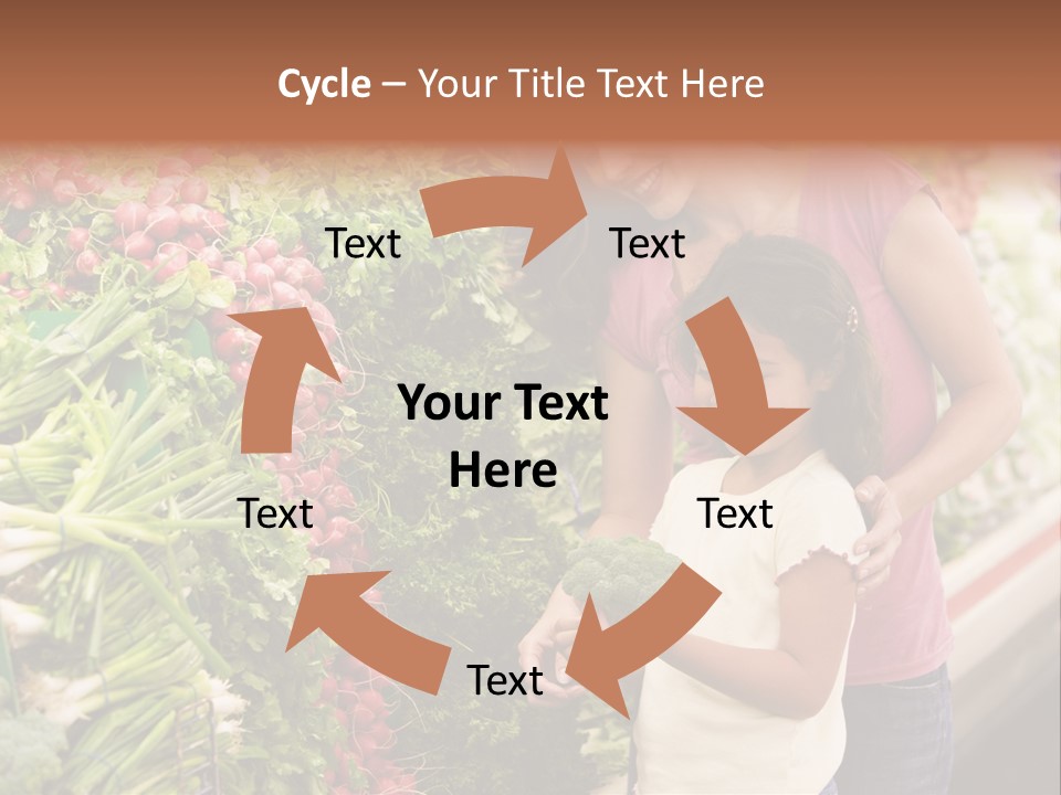 Horizontal Customer Section PowerPoint Template
