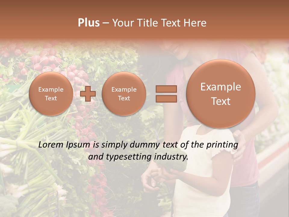 Horizontal Customer Section PowerPoint Template