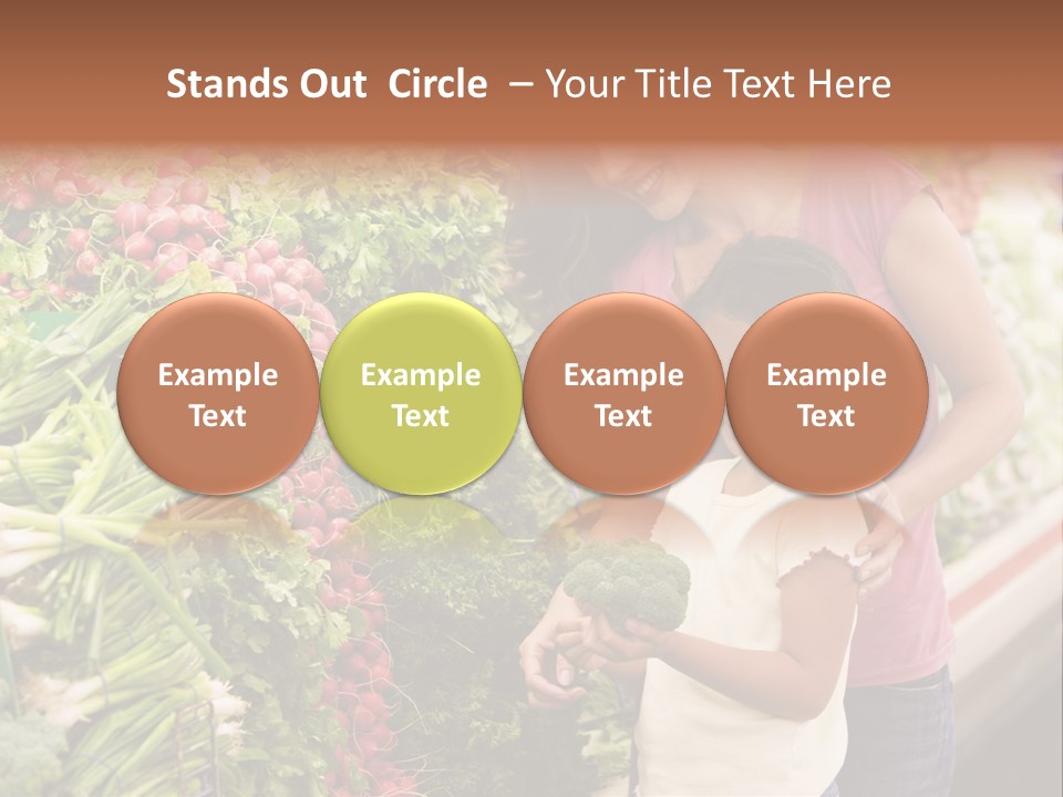 Horizontal Customer Section PowerPoint Template