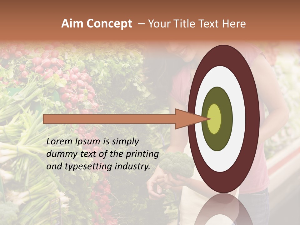 Horizontal Customer Section PowerPoint Template
