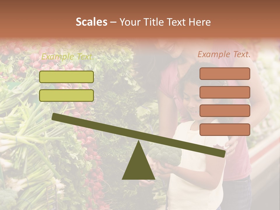 Horizontal Customer Section PowerPoint Template