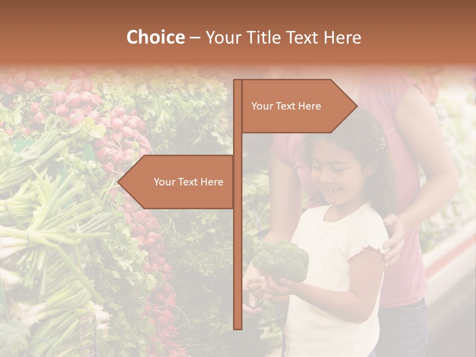 Horizontal Customer Section PowerPoint Template