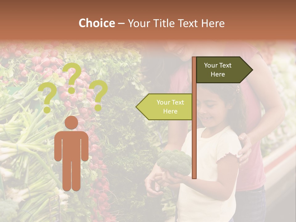 Horizontal Customer Section PowerPoint Template