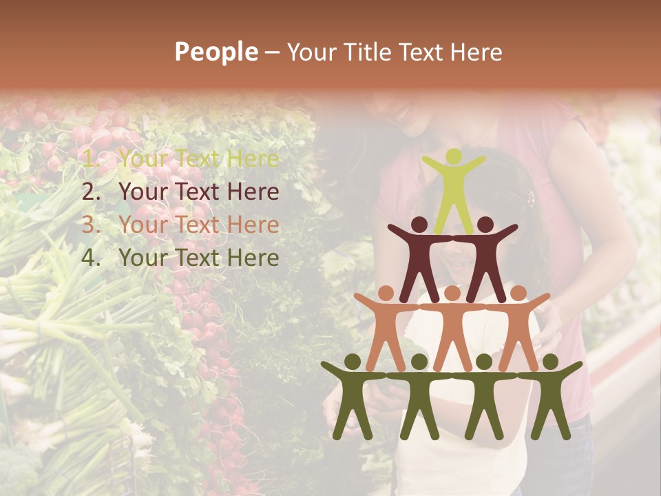 Horizontal Customer Section PowerPoint Template